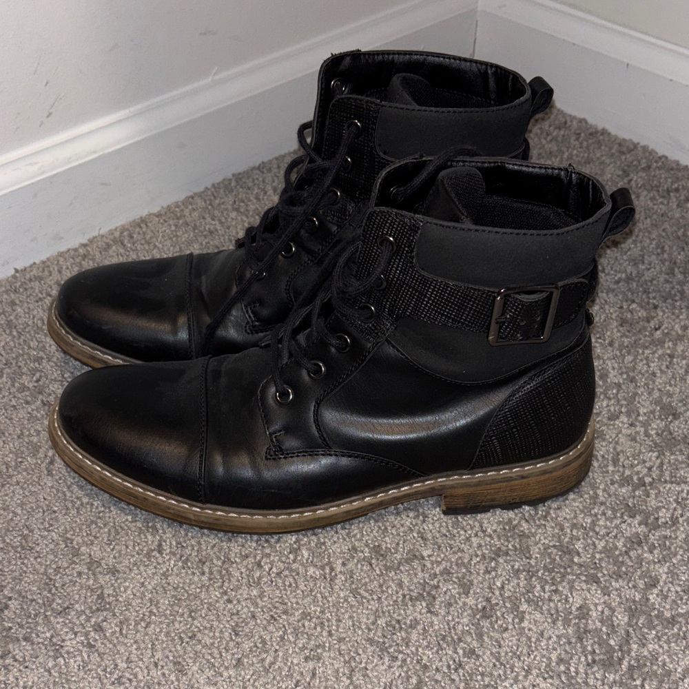 Arizona Jean Company Black Leather Boots